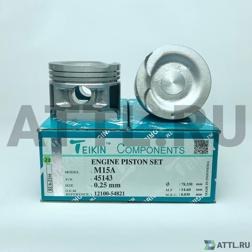 TEIKIN 45143 025 Комплект поршней M15A d78+0.25 1,2-1,2-2,5