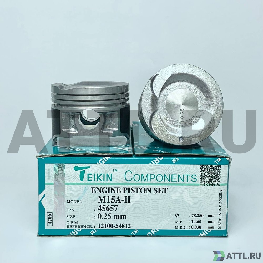 TEIKIN 45657 025 Комплект поршней M15A-II, M16A