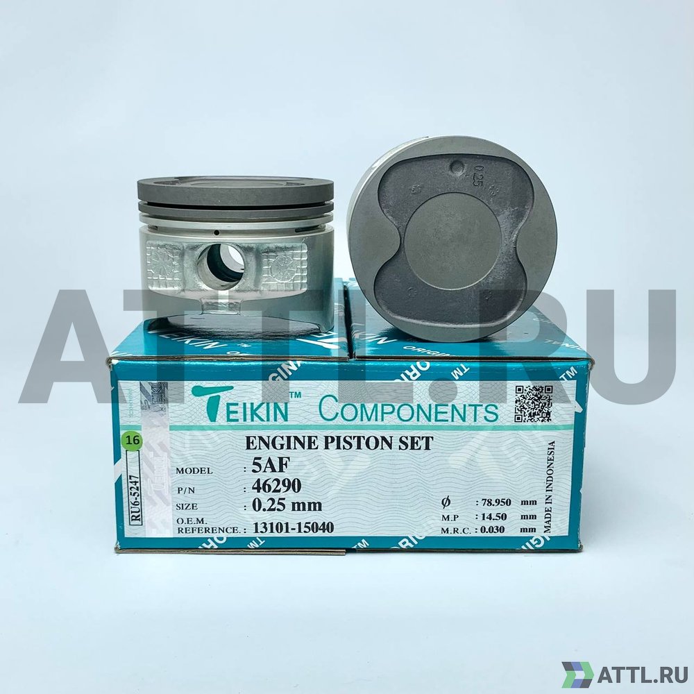TEIKIN 46290 025 Комплект поршней 5AF d78,7+0.25 1,5-1,5-3