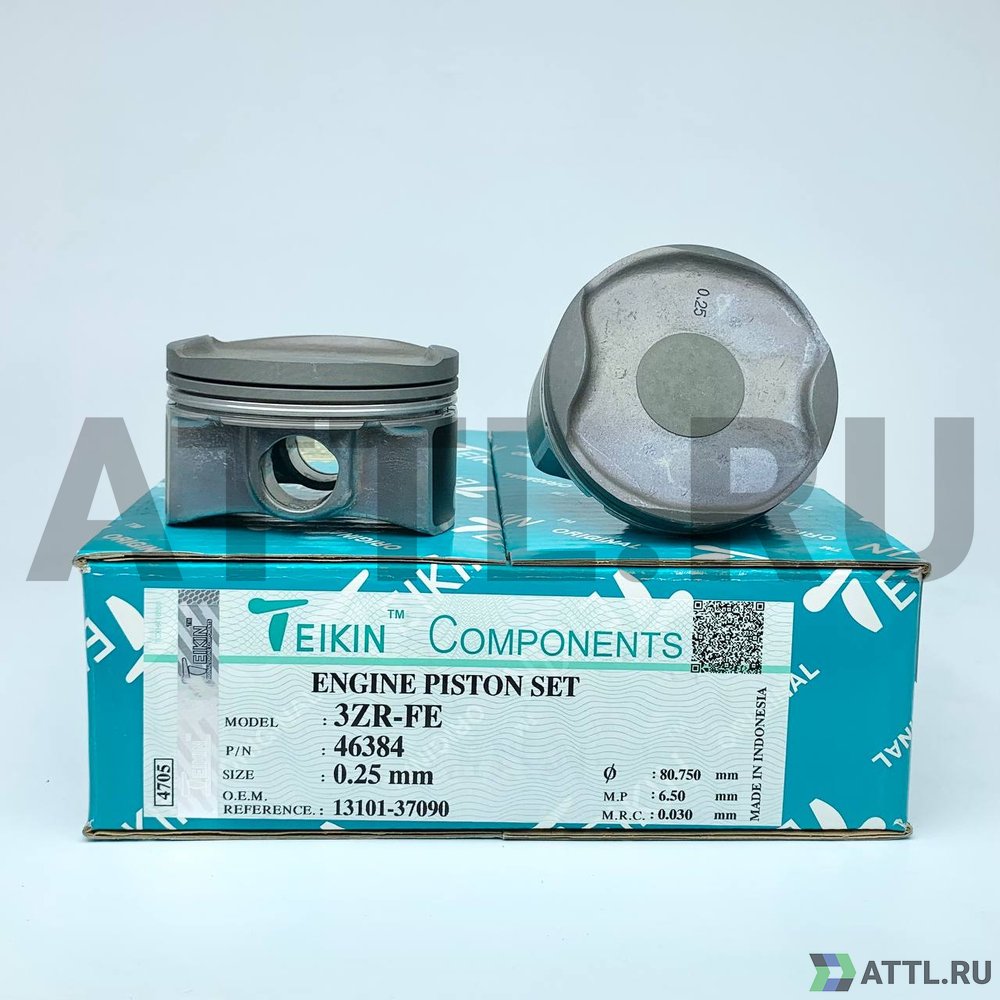 TEIKIN 46384 025 Комплект поршней 3ZR-FE