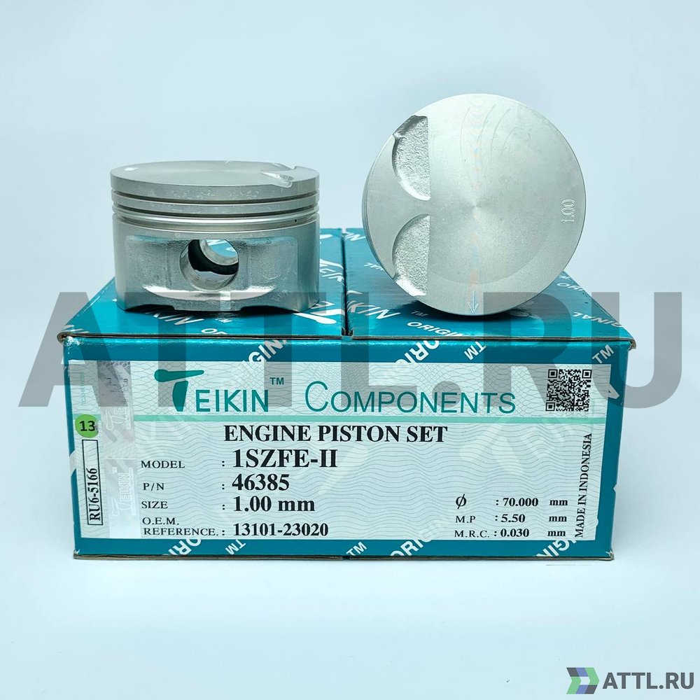 TEIKIN 46385 100 Комплект поршней 1SZFE-II d69+1.00 1,2-1,2-2