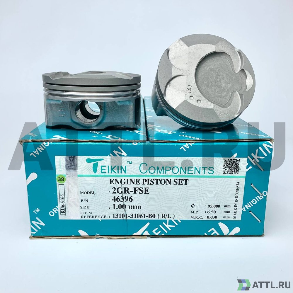 TEIKIN 46396 100 Комплект поршней 2GR-FSE d94+1.00 1,2-1,2-2