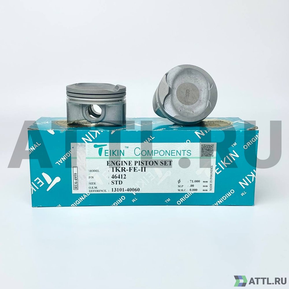 TEIKIN 46412 std Комплект поршней 1KR-FE-II