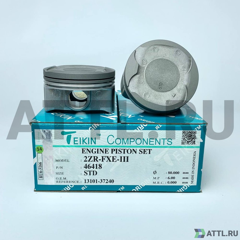 TEIKIN 46418 std Комплект поршней 2ZR-FXE-III d80,5 STD 1-1-2