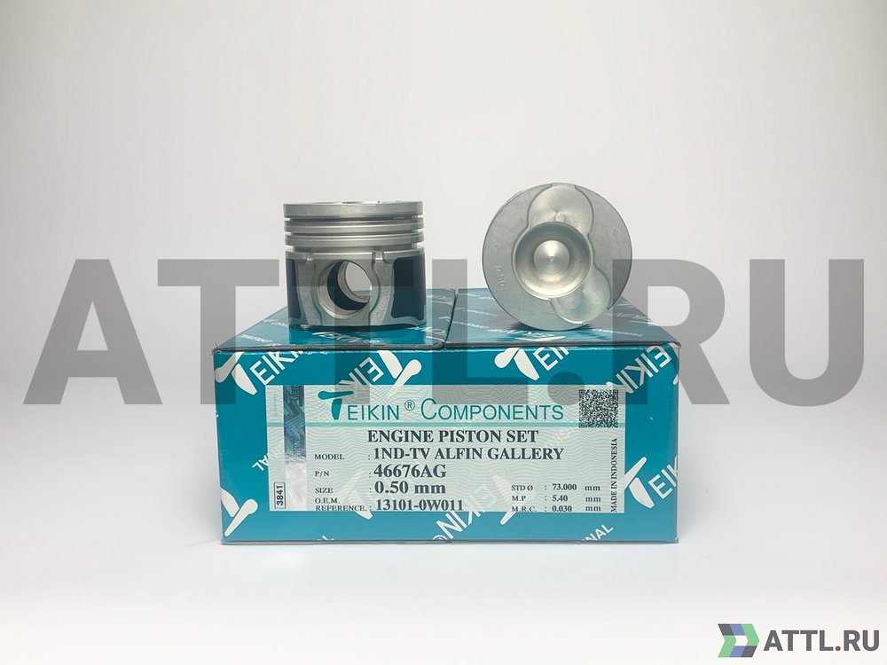 TEIKIN 46676AG 050 Комплект поршней 1ND-TV