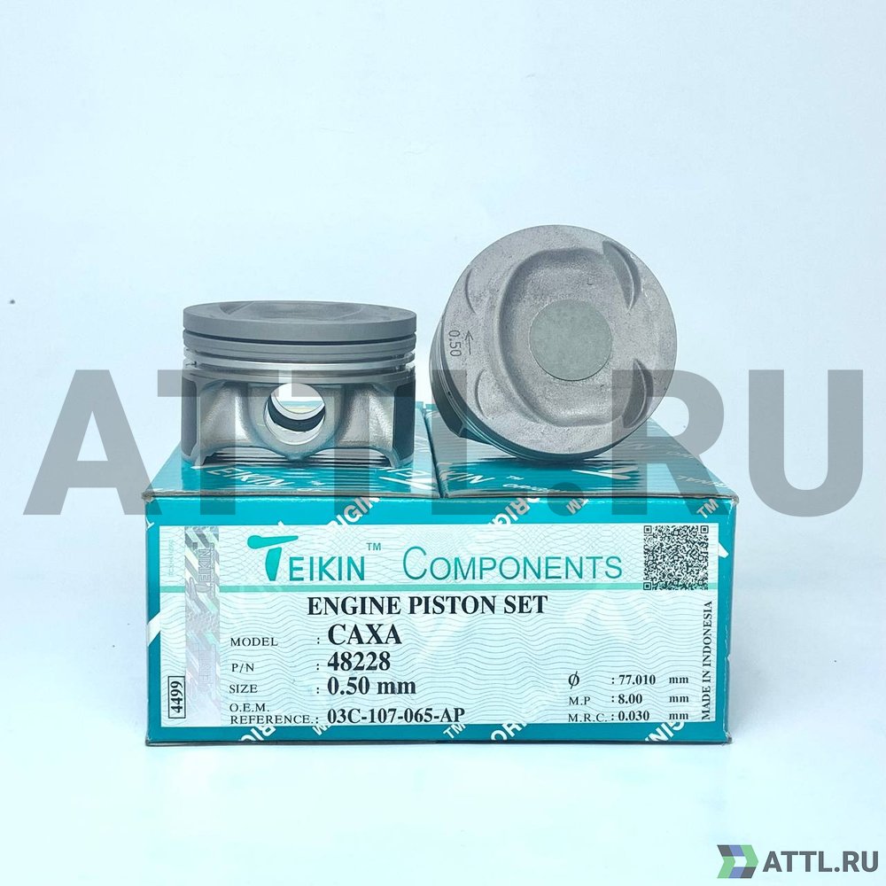 TEIKIN 48228 050 Комплект поршней CAXA d76,51+0.50 1,2-1,2-2