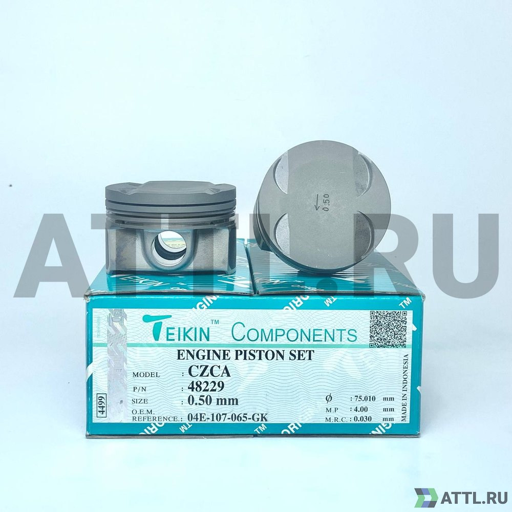 TEIKIN 48229 050 Комплект поршней CZCA d74,51+0.50 1,2-1,2-2