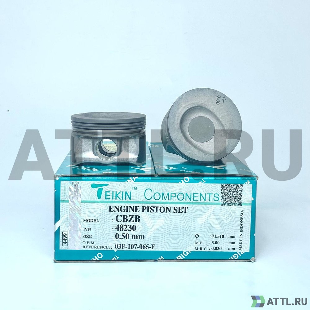 TEIKIN 48230 050 Комплект поршней CBZB d71,01+0.50 1,2-1,2-2