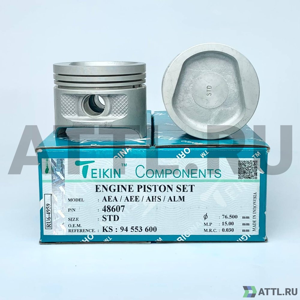 TEIKIN 48607 std Комплект поршней AEA,AEE,AHS,ALM d76,5 STD 1,2-1,5-2,5