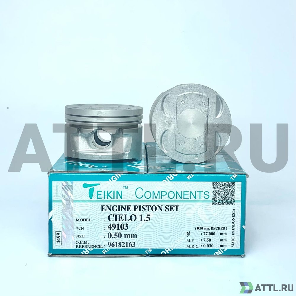 TEIKIN 49103 050 Комплект поршней CIELO 1.5 d76,5+0.50 1,5-1,5-3