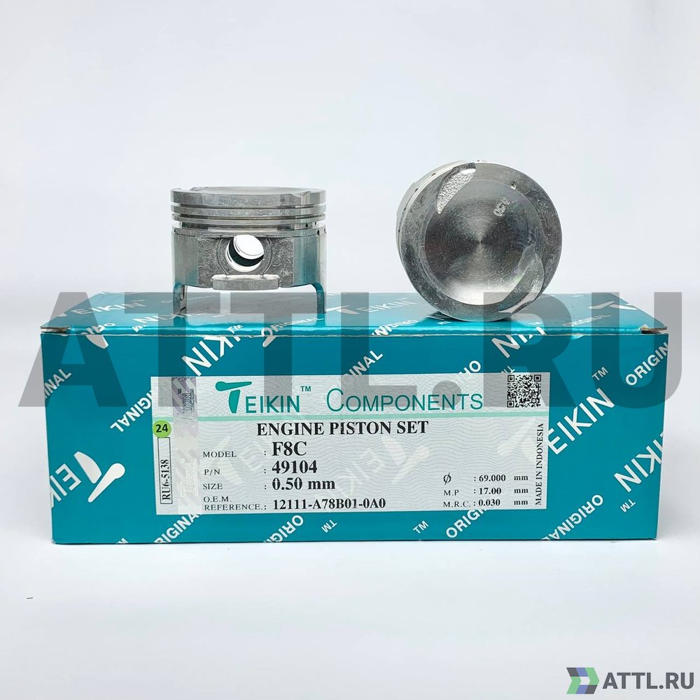 TEIKIN 49104 050 Комплект поршней F8C d68,5+0.50 1,2-1,5-2,8