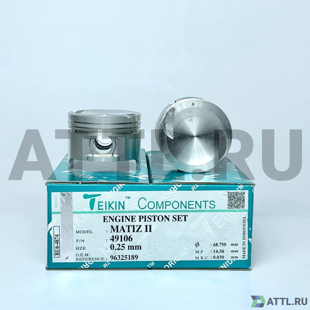 TEIKIN 49106 025 Комплект поршней MATIZ II