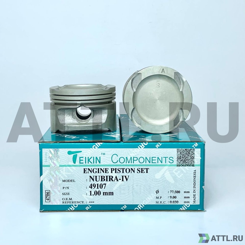 TEIKIN 49107 100 Комплект поршней NUBIRA-IV d76,5+1.00 1,5-1,5-3