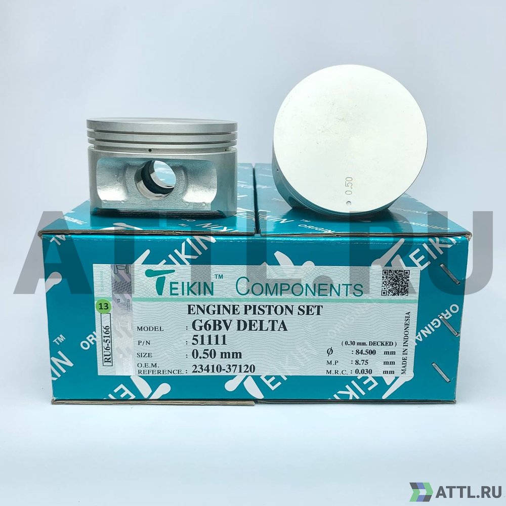 TEIKIN 51111 050 Комплект поршней G6BV DELTA d84+0.50 1,2-1,2-2,5