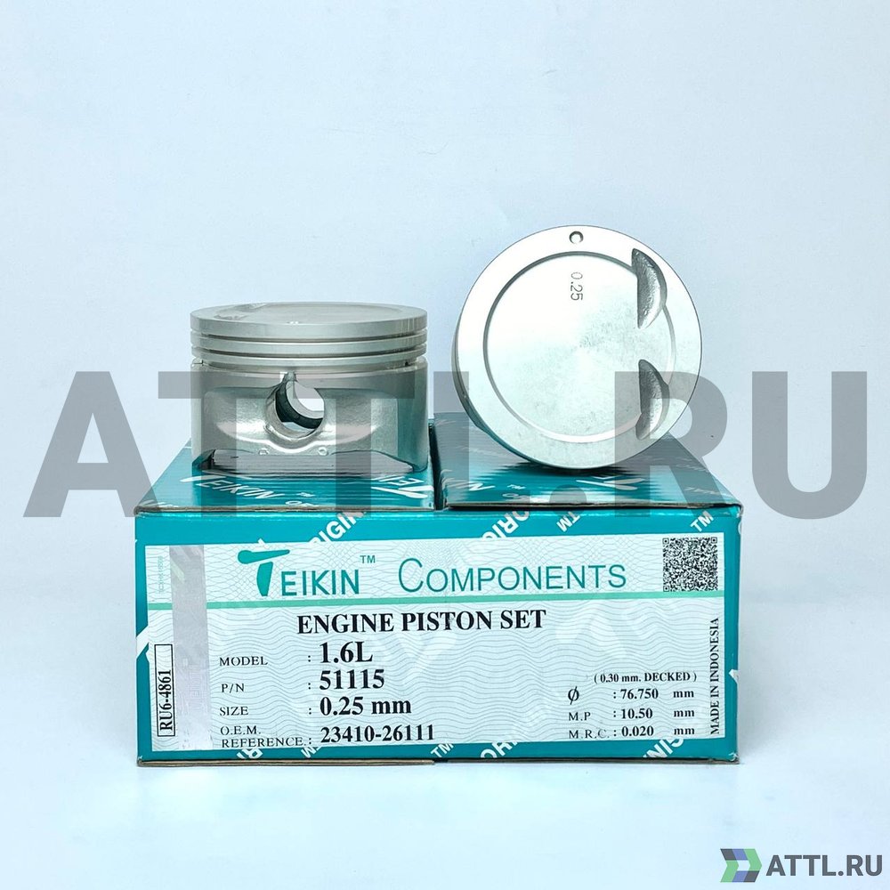 TEIKIN 51115 025 Комплект поршней 1.6L