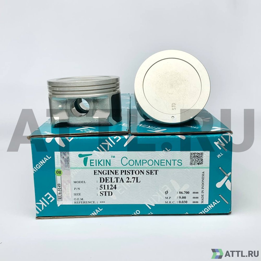 TEIKIN 51124 std Комплект поршней G6BA d86,7 STD 1,2-1,2-2
