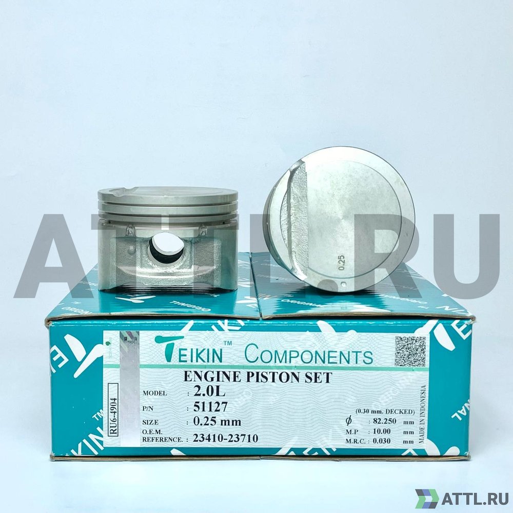 TEIKIN 51127 025 Комплект поршней 2.0L d82+0.25 1,2-1,2-2,5
