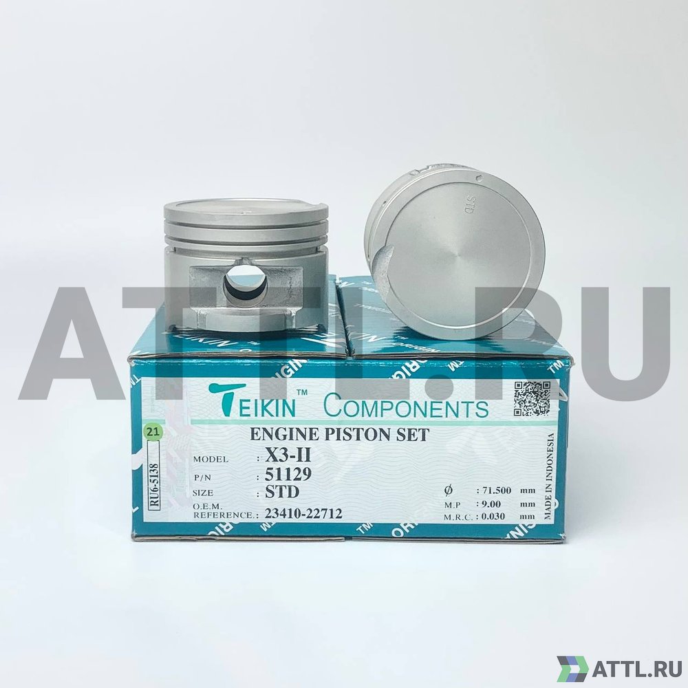 TEIKIN 51129 std Комплект поршней G4EA/X3-II