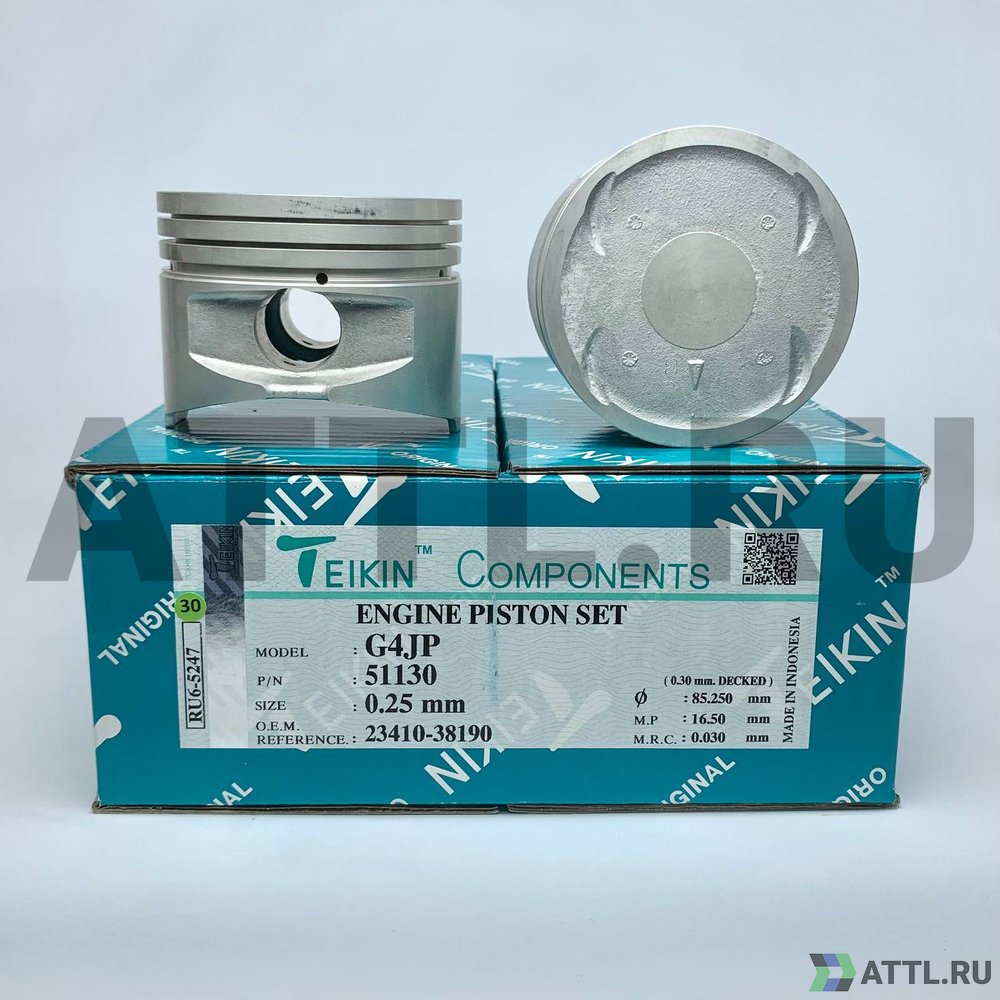 TEIKIN 51130 025 Комплект поршней G4JP d85+0.25 1,2-1,5-2,8
