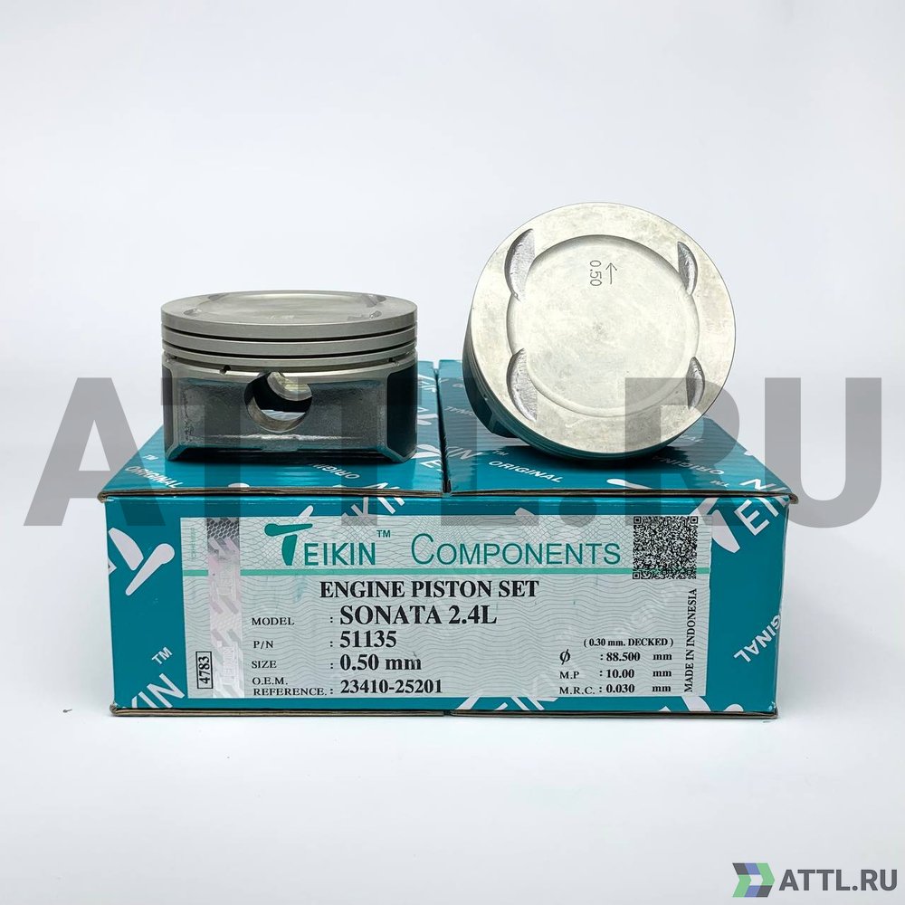 TEIKIN 51135 050 Комплект поршней SONATA 2.4L d88+0.50 1,2-1,2-2