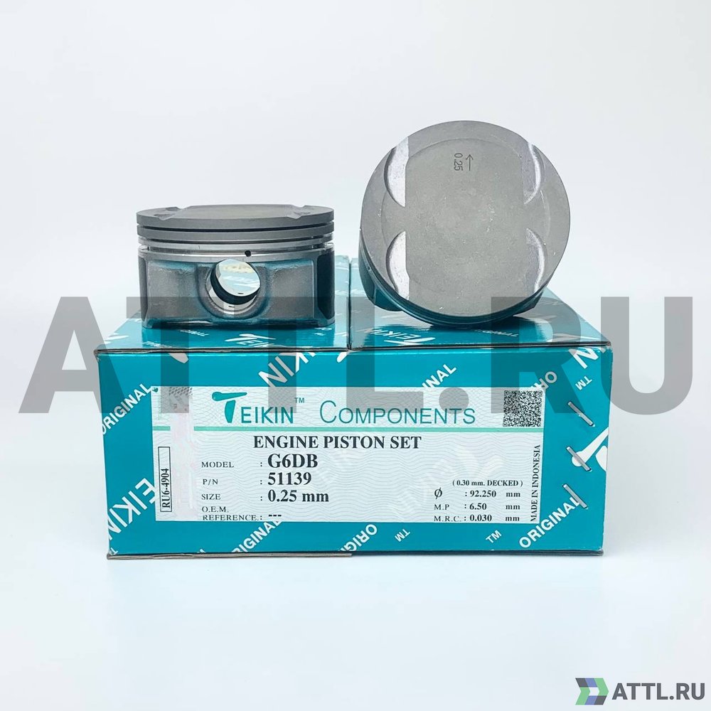 TEIKIN 51139 025 Комплект поршней G6DB d92+0.25 1,2-1,2-2