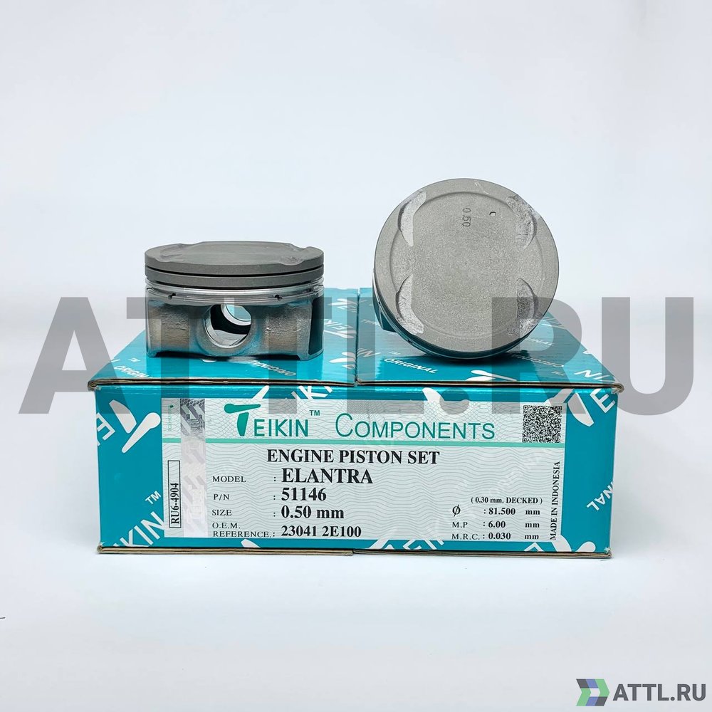 TEIKIN 51146 050 Комплект поршней ELANTRA d81+0.50 1-1,2-2
