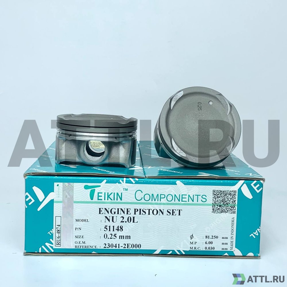 TEIKIN 51148 025 Комплект поршней NU 2.0L d81+0.25 1-1,2-2