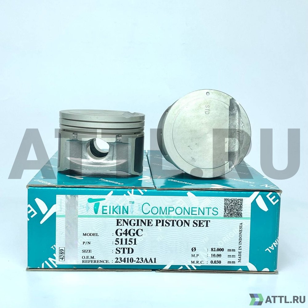 TEIKIN 51151 std Комплект поршней G4GC d82 STD 1,2-1,2-2
