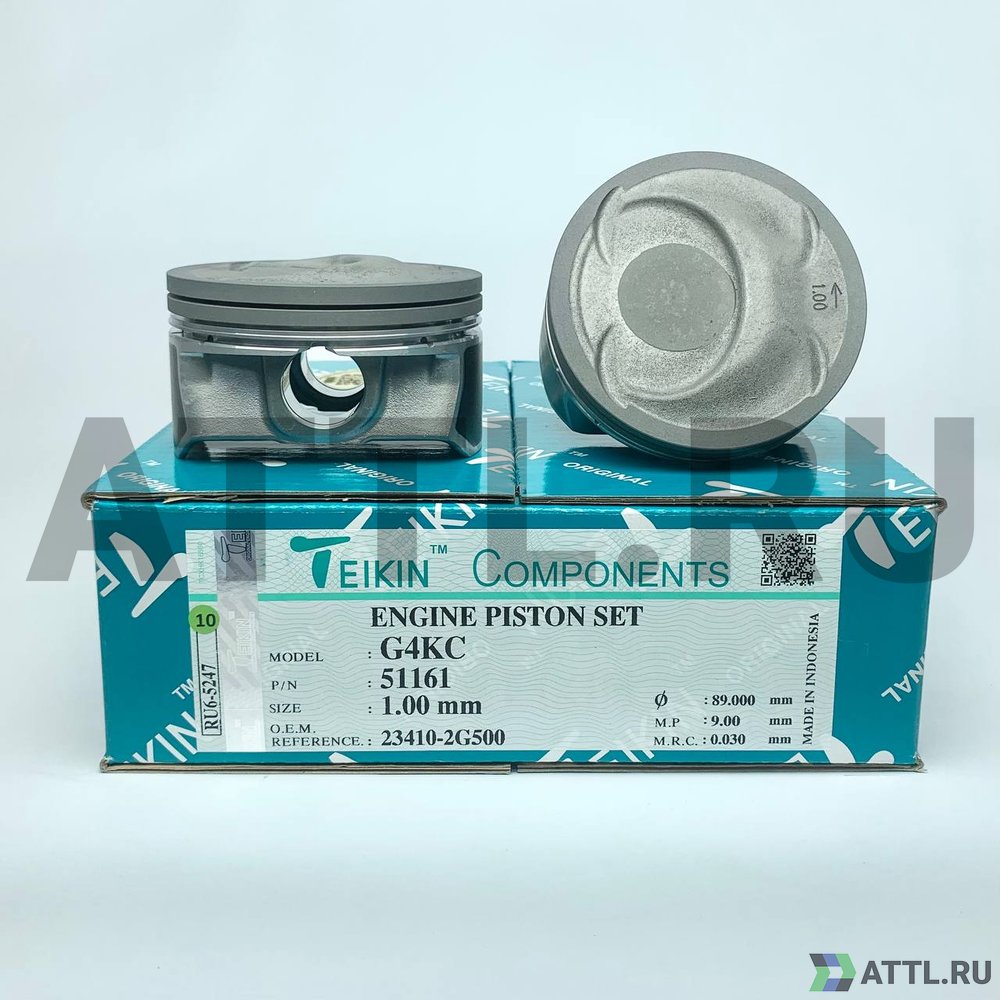 TEIKIN 51161 100 Комплект поршней G4KC 2.4 d88+1.00 1,2-1,2-2