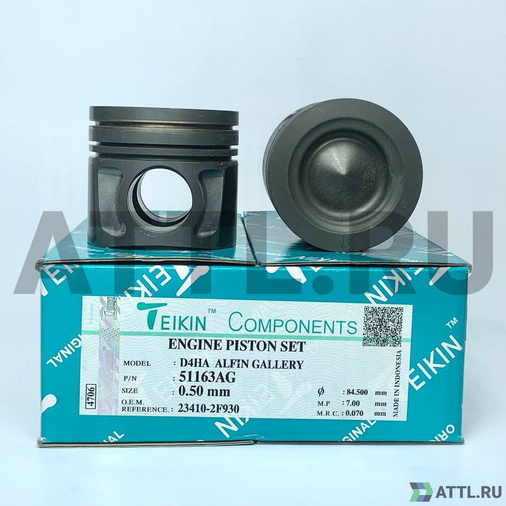 TEIKIN 51163AG 050 Комплект поршней D4HA