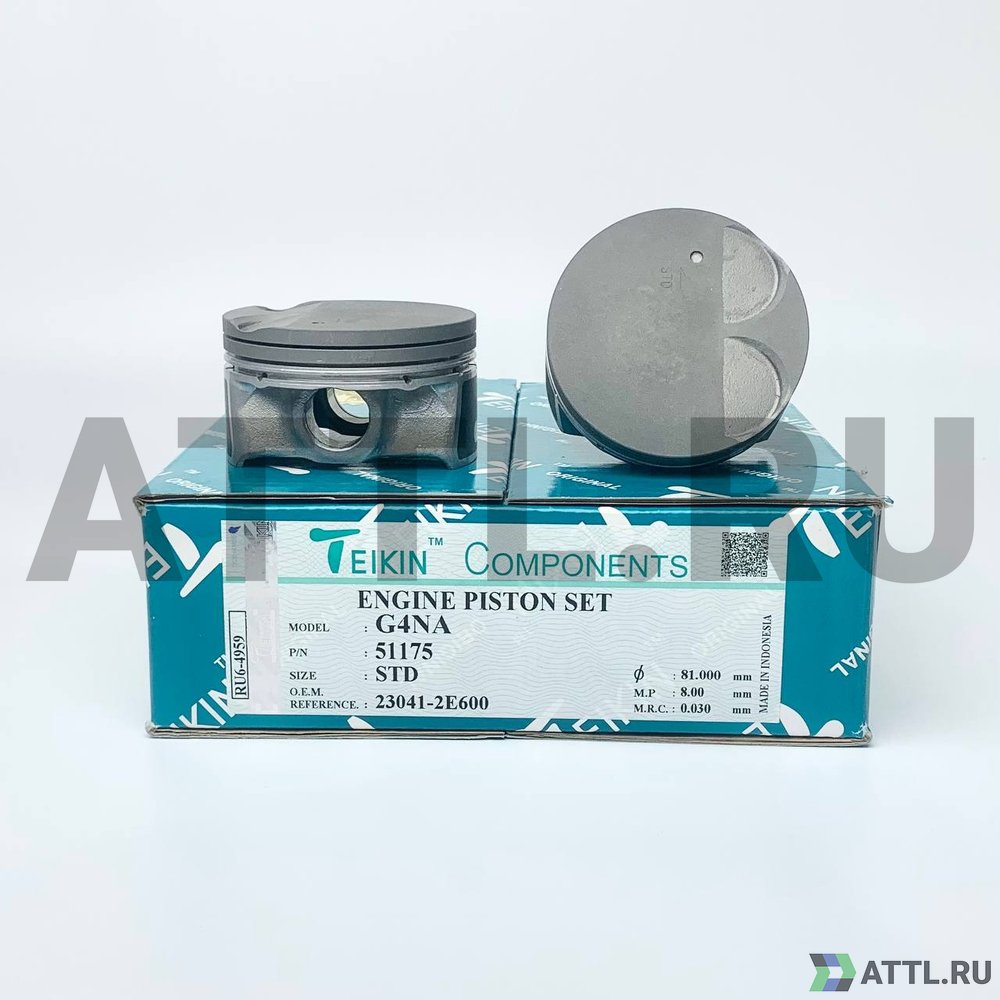 TEIKIN 51175 std Комплект поршней G4NA d81 STD 1-1,2-2