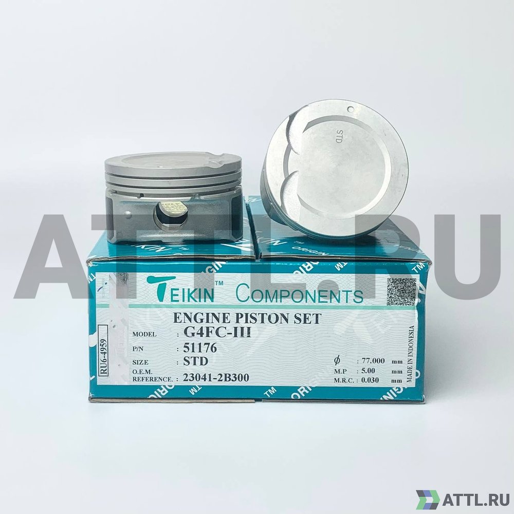 TEIKIN 51176 std Комплект поршней G4FC-III