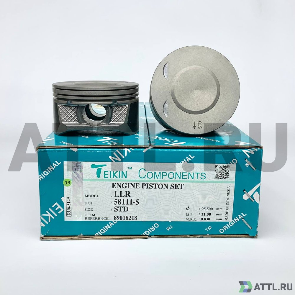TEIKIN 58111-5 std Комплект поршней LLR d95,5 STD 1,2-1,5-2,5