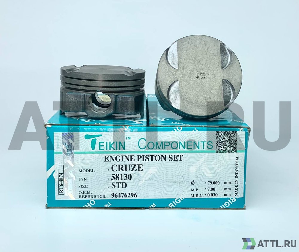 TEIKIN 58130 std Комплект поршней CRUZE 1.6 d79 STD 1,2-1,2-2
