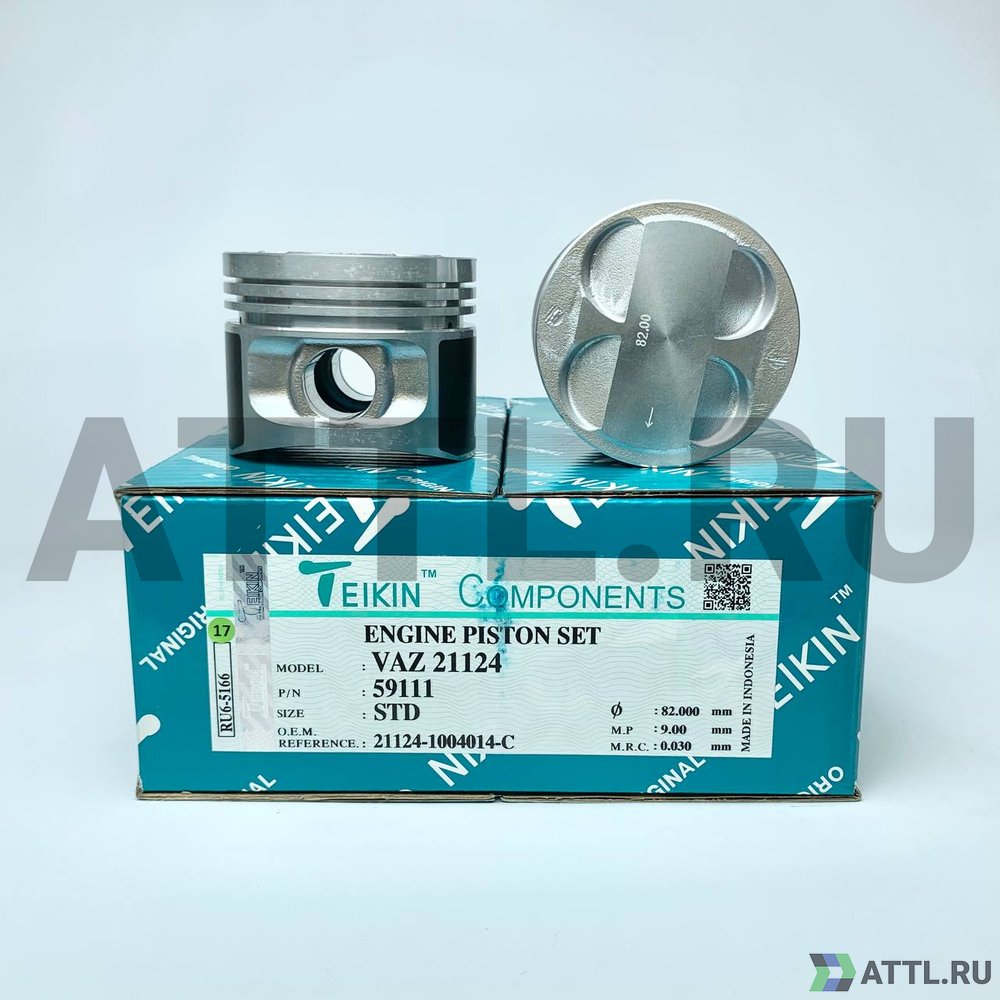 TEIKIN 59111 std Комплект поршней VAZ 21124 d82 STD 1,5-2-3,95