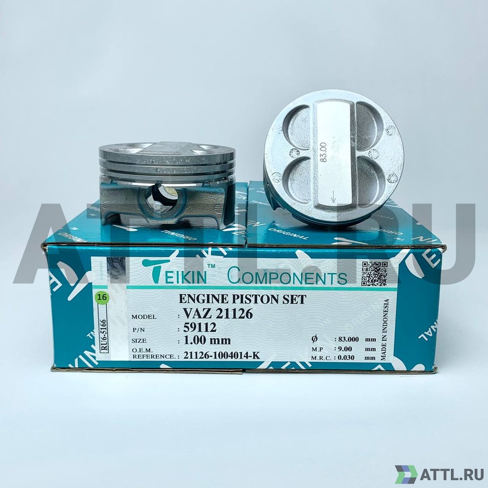 TEIKIN 59112 100 Комплект поршней VAZ 21126 d82+1.00 1,2-1,5-2