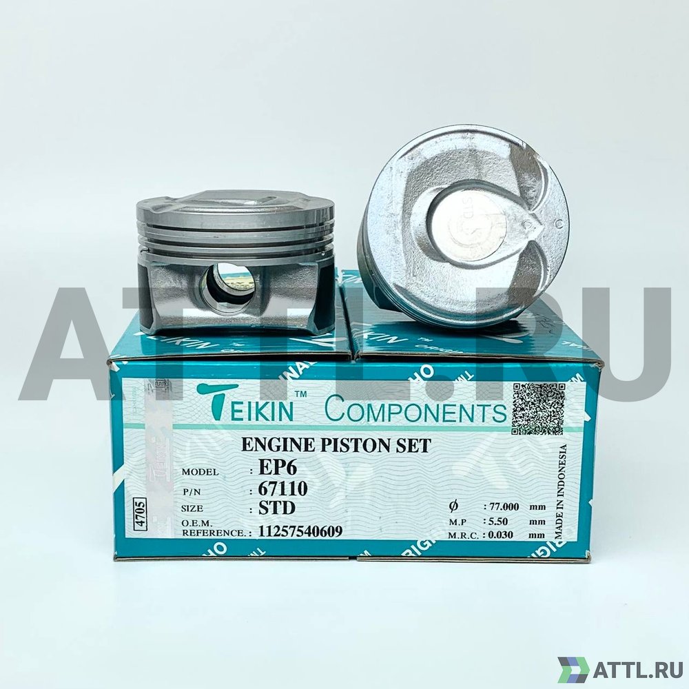 TEIKIN 67110 std Комплект поршней EP6 d77 STD 1,2-1,5-2