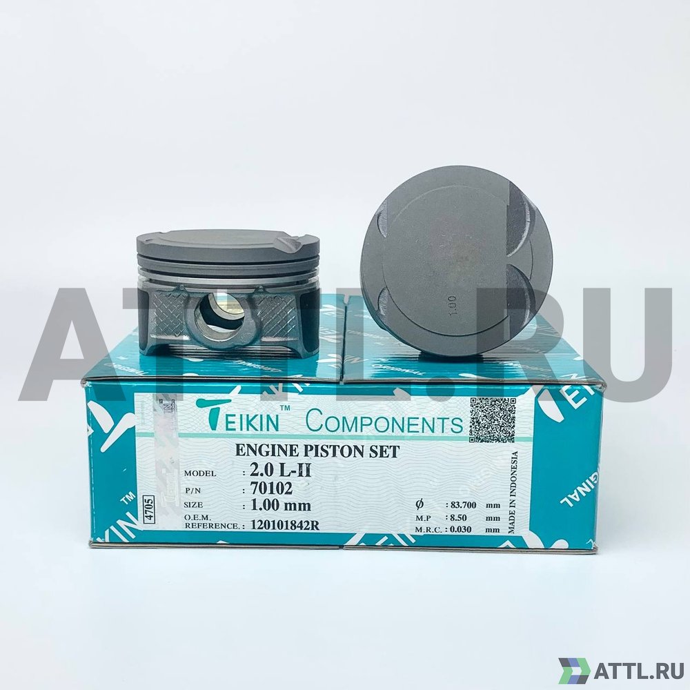 TEIKIN 70102 100 Комплект поршней F4R-II d82,7+1.00 1,2-1,5-2