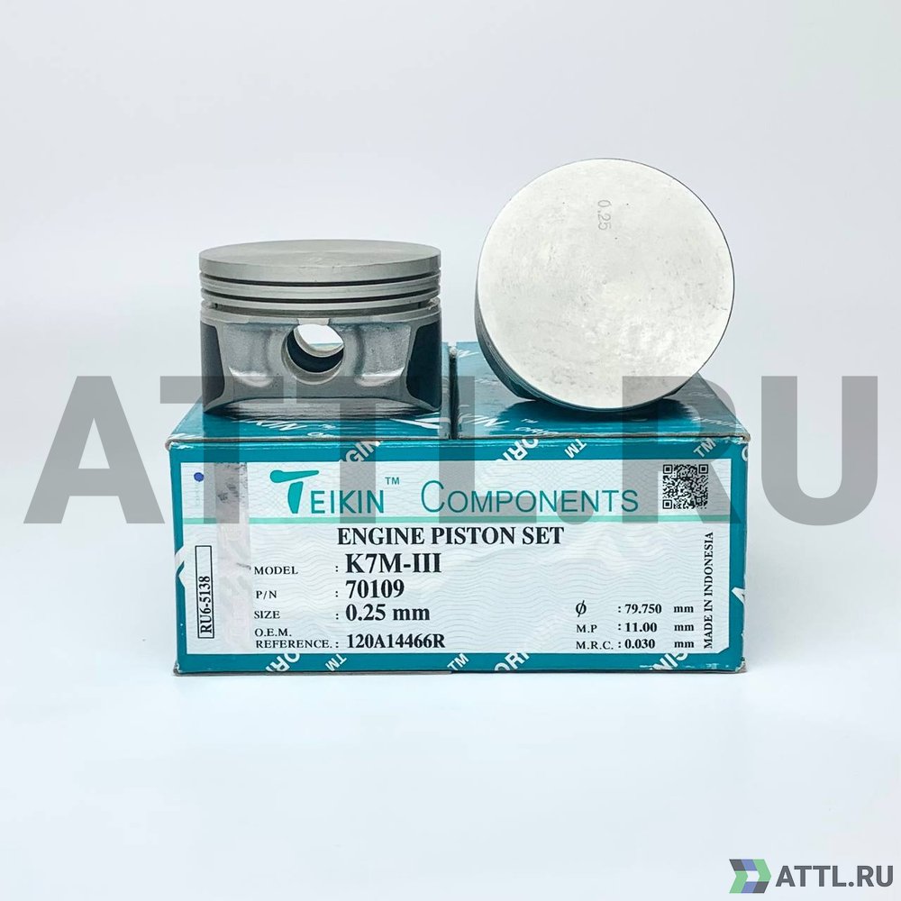 TEIKIN 70109 025 Комплект поршней K7M-III