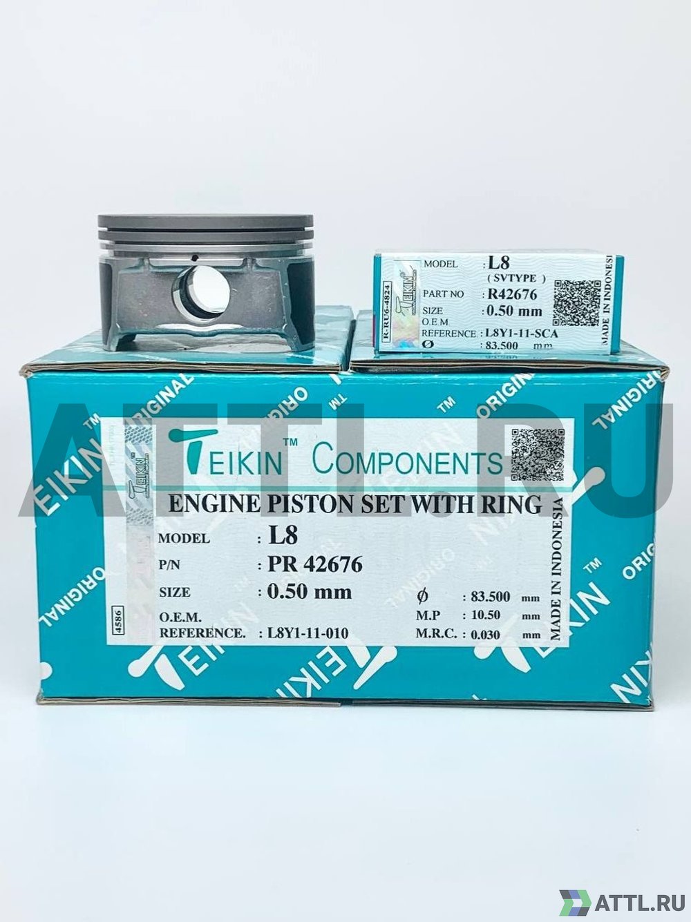 TEIKIN PR 42676 050 Комплект поршней с кольцами L8 d83+0.50 1,2-1,2-2,5