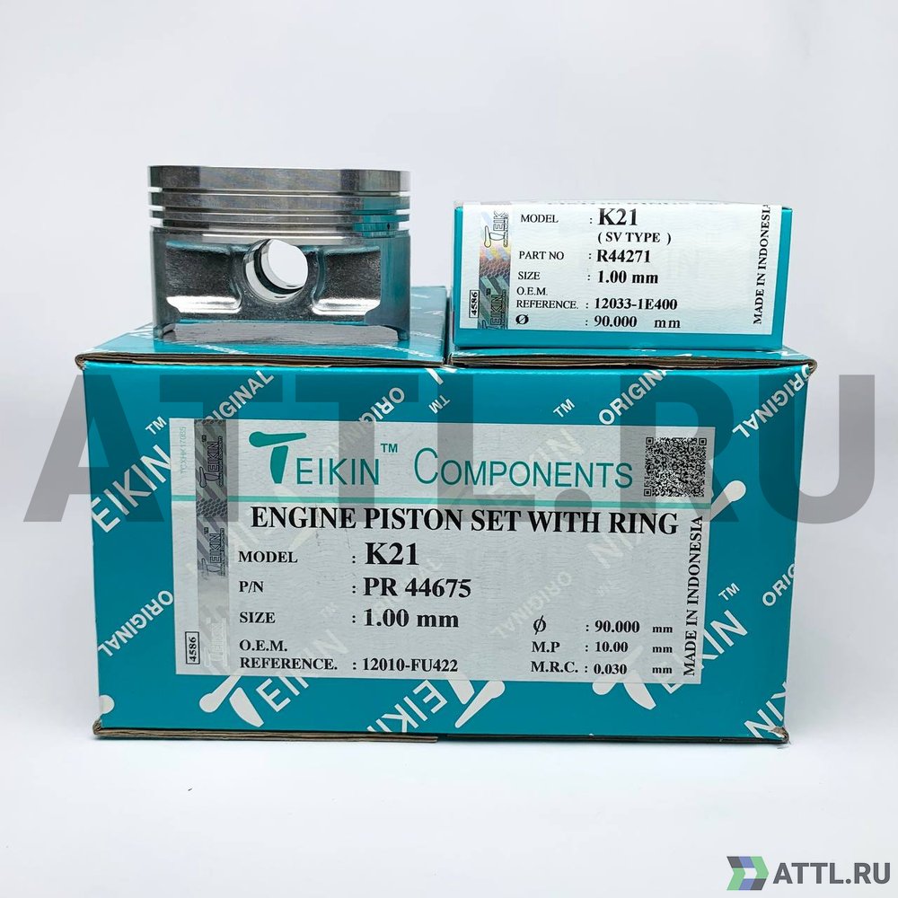 TEIKIN PR 44675 100 Комплект поршней с кольцами K21 d89+1.00 1,5-1,5-2,8