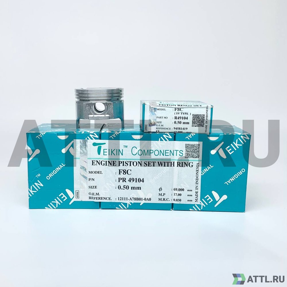 TEIKIN PR 49104 050 Комплект поршней с кольцами F8C