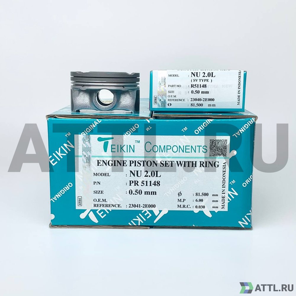 TEIKIN PR 51148 050 Комплект поршней с кольцами NU 2.0L