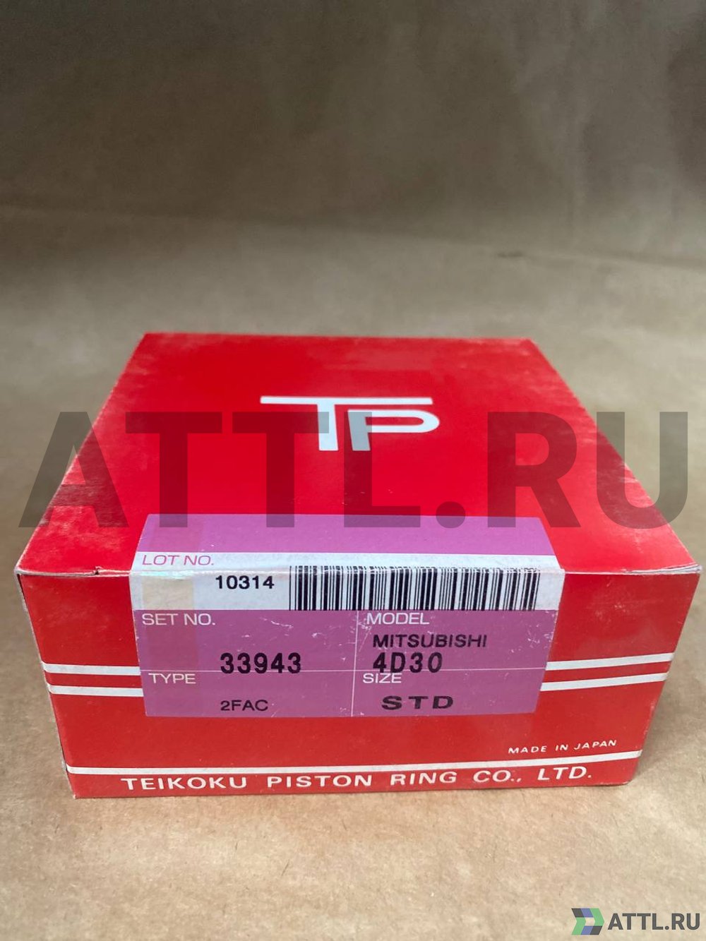 TPR 33943 STD Поршневые кольца 4D30