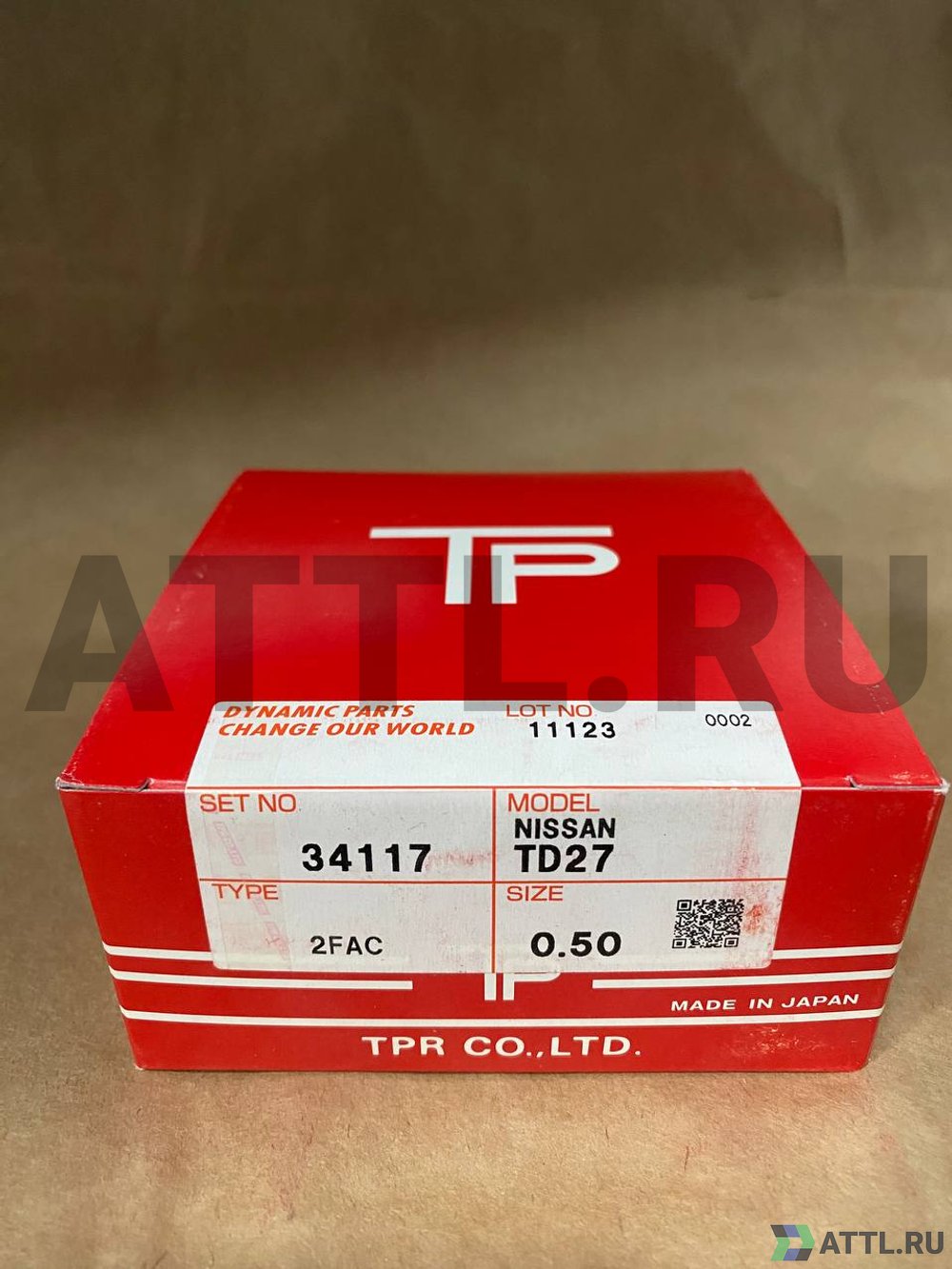 TPR 34117 050 Поршневые кольца TD27