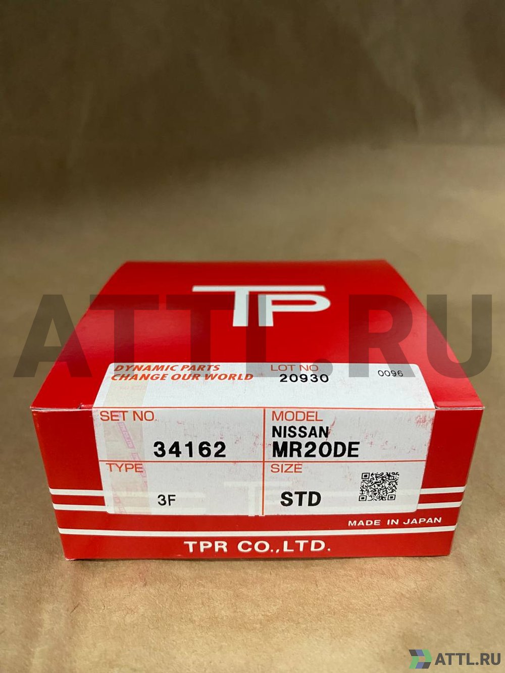 TPR 34162 STD Поршневые кольца MR20DE