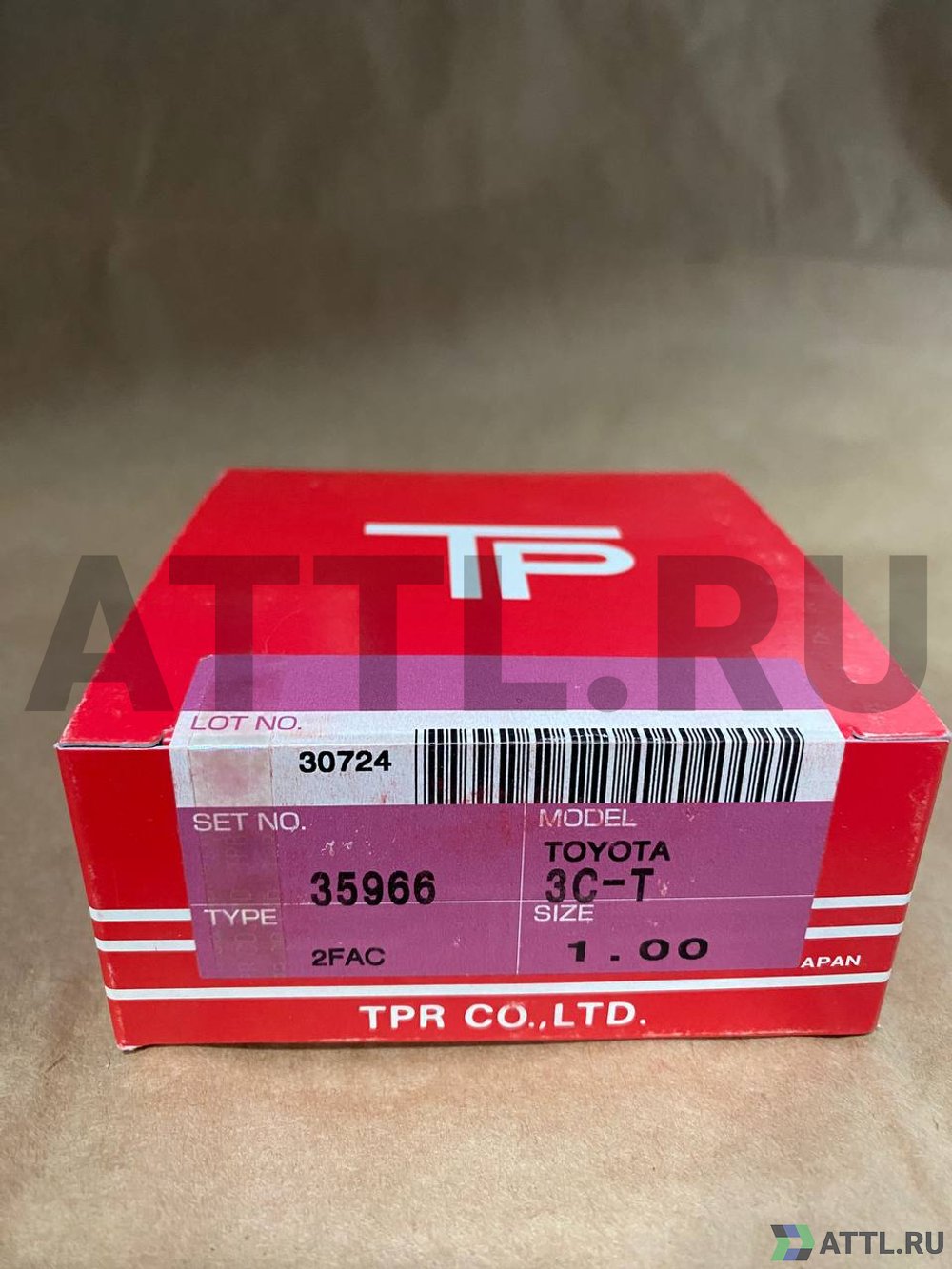 TPR 35966 100 Поршневые кольца 3C-T