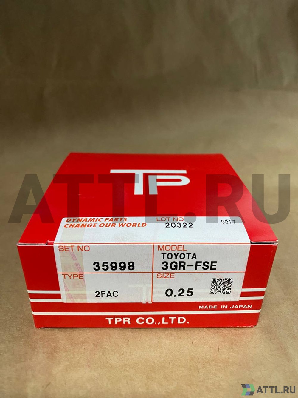 TPR 35998 025 Поршневые кольца 3GR-D4