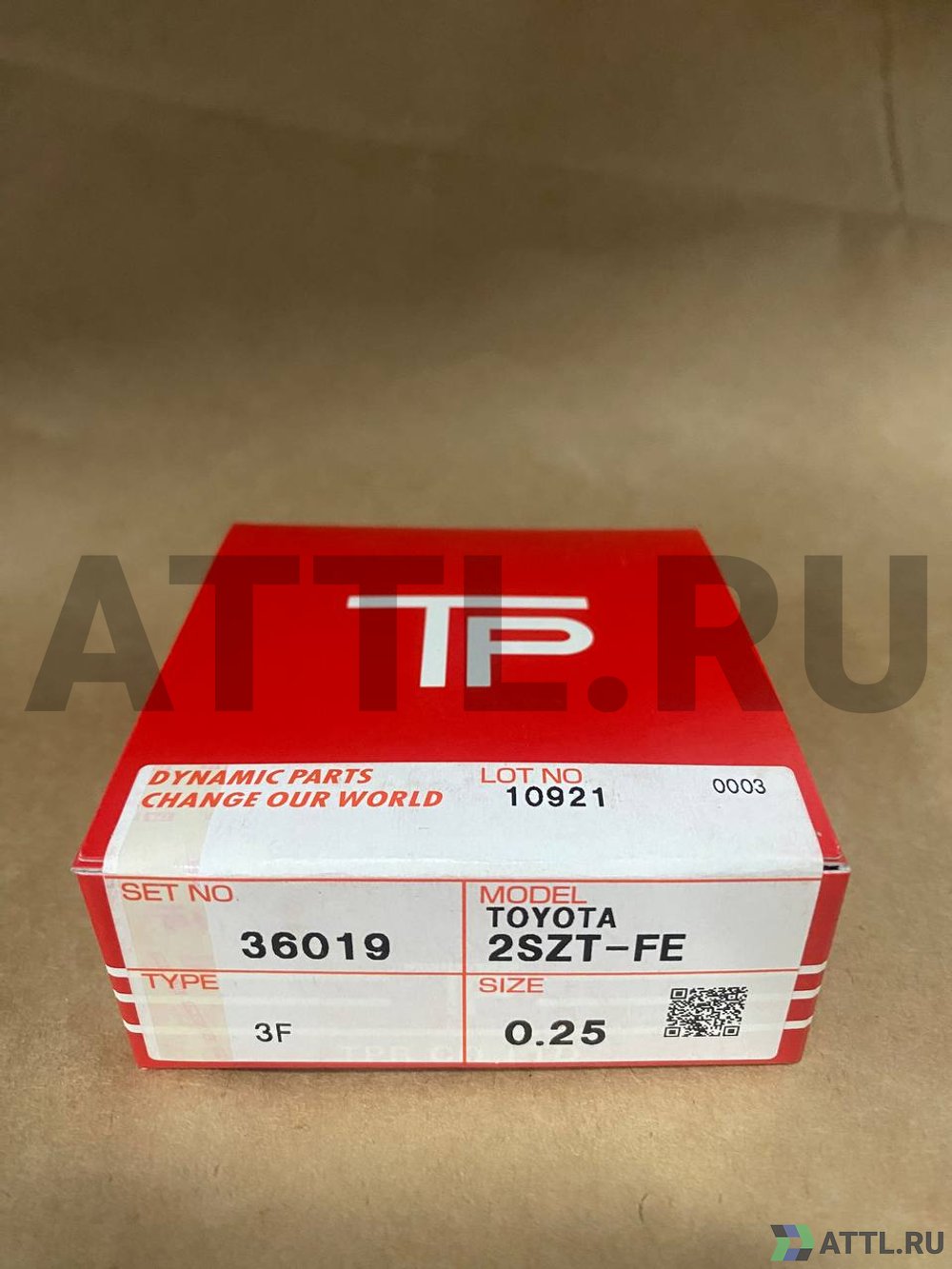 TPR 36019 025 Поршневые кольца 2SZ-FE