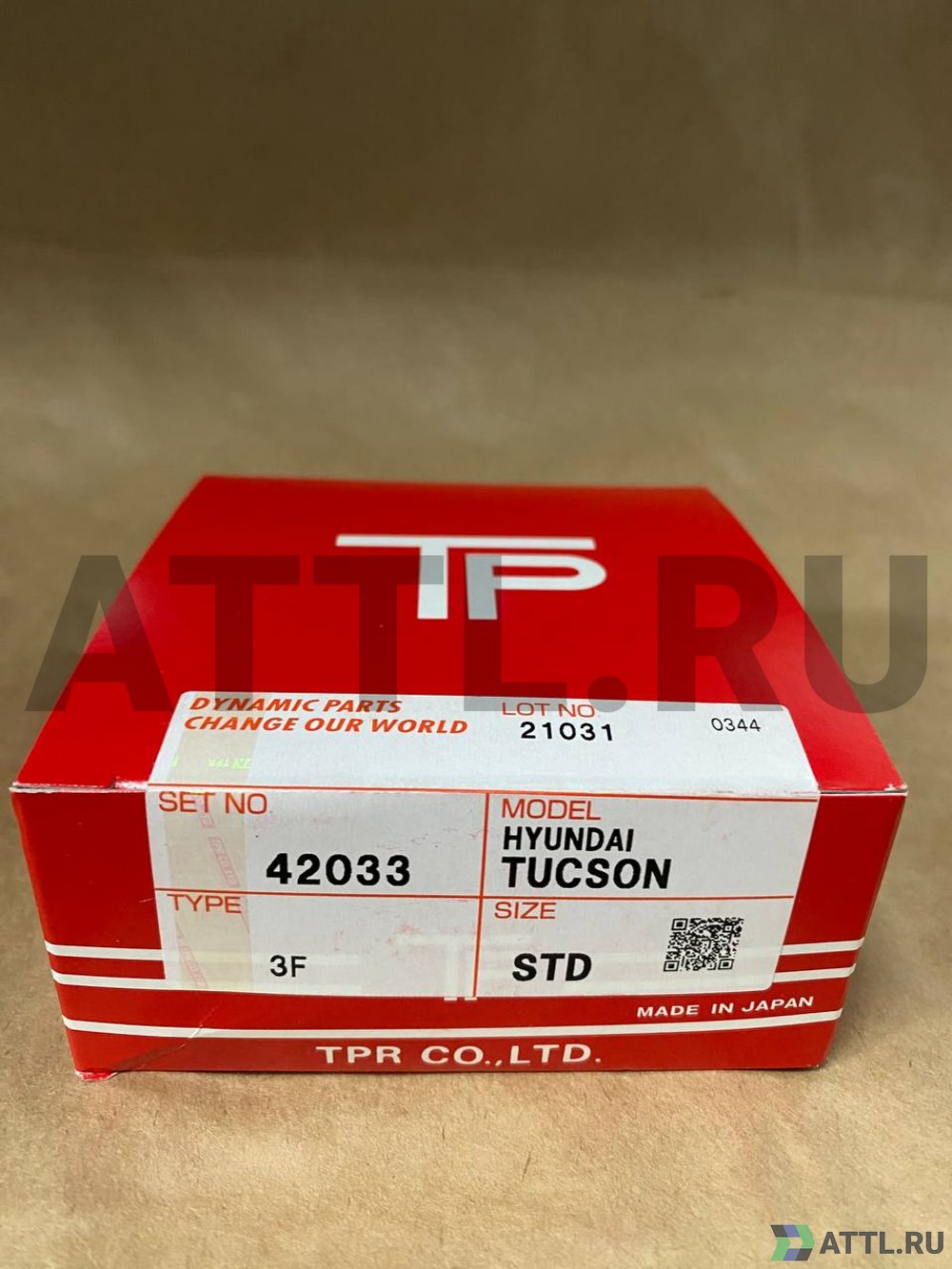 TPR 42033 STD Поршневые кольца G4GC/G4GF (TUCSON)